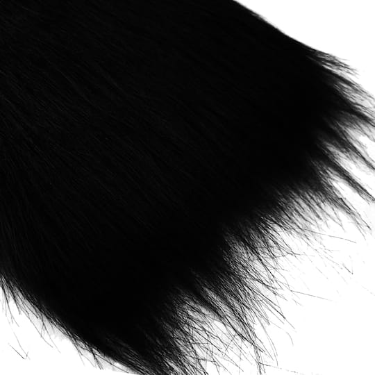 12 Pack: Black Craft Faux Fur by Creatology™